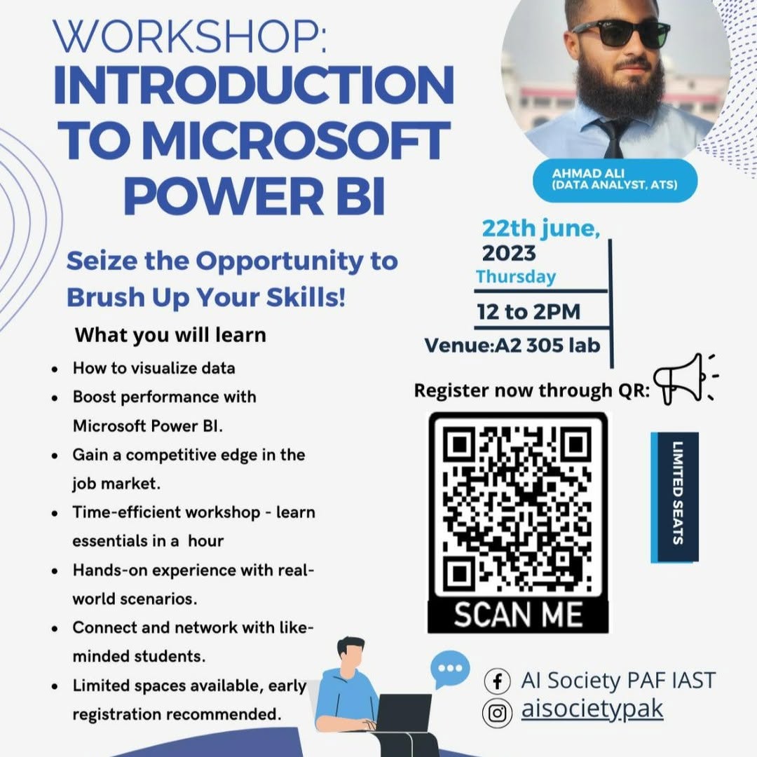 Power BI Workshop Flyer